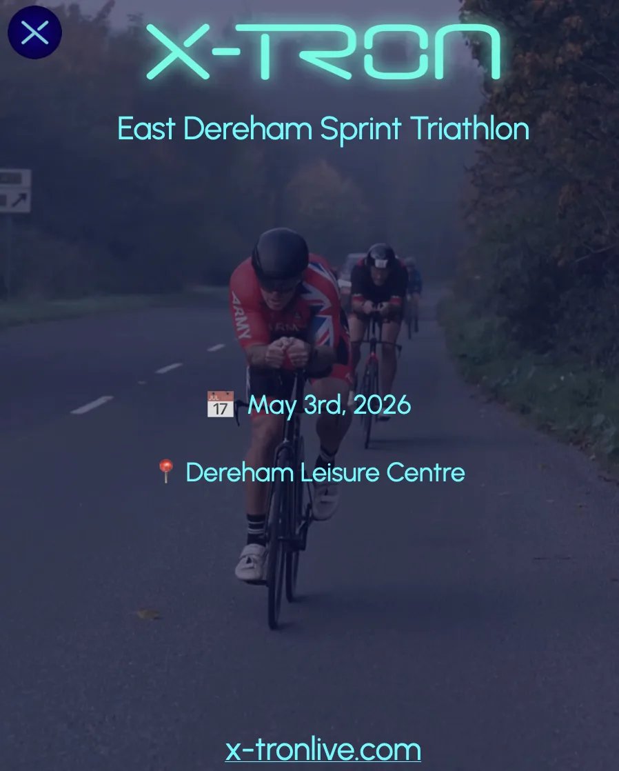 X-TRON East Dereham Sprint Triathlon Logo