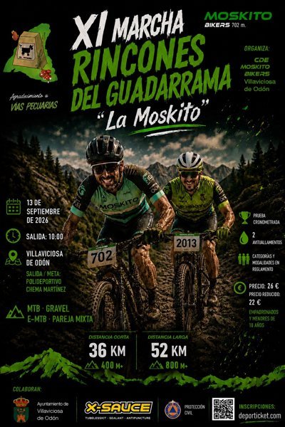 XI Marcha MTB Moskito Bikers. Rincones del Guadarrama