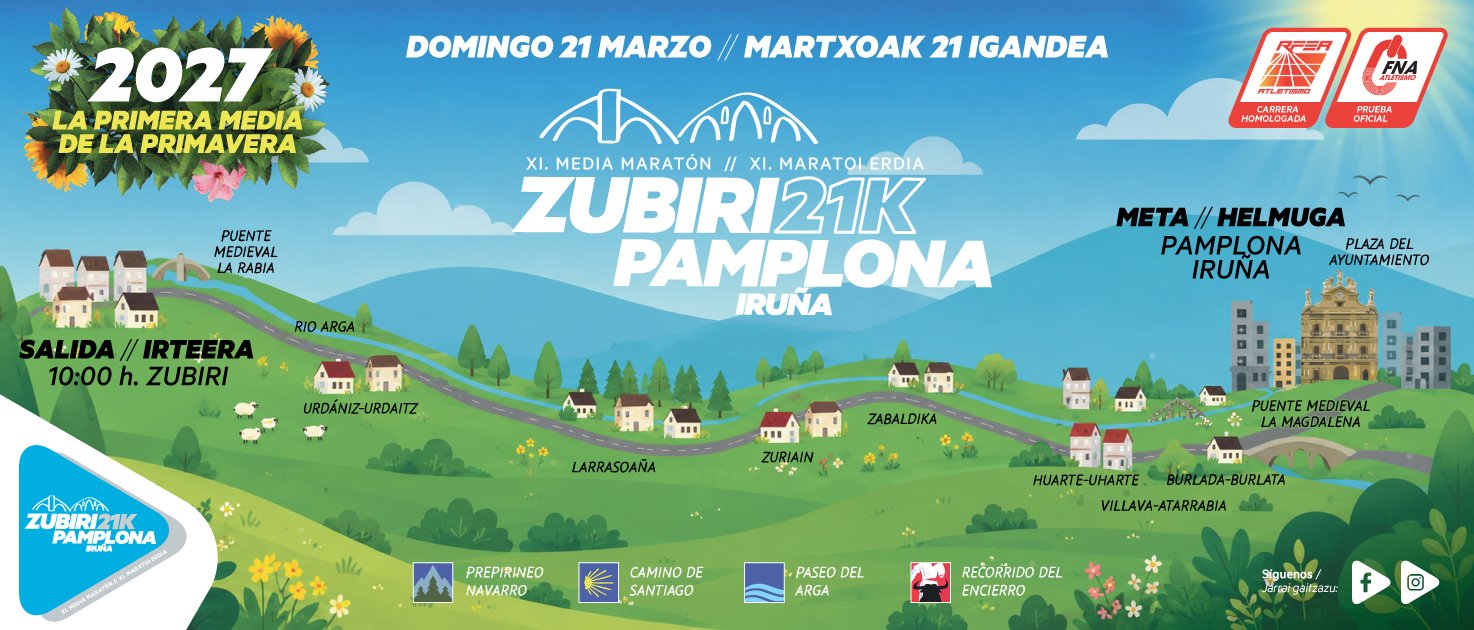 XI Zubiri Pamplona-Iruña 2027