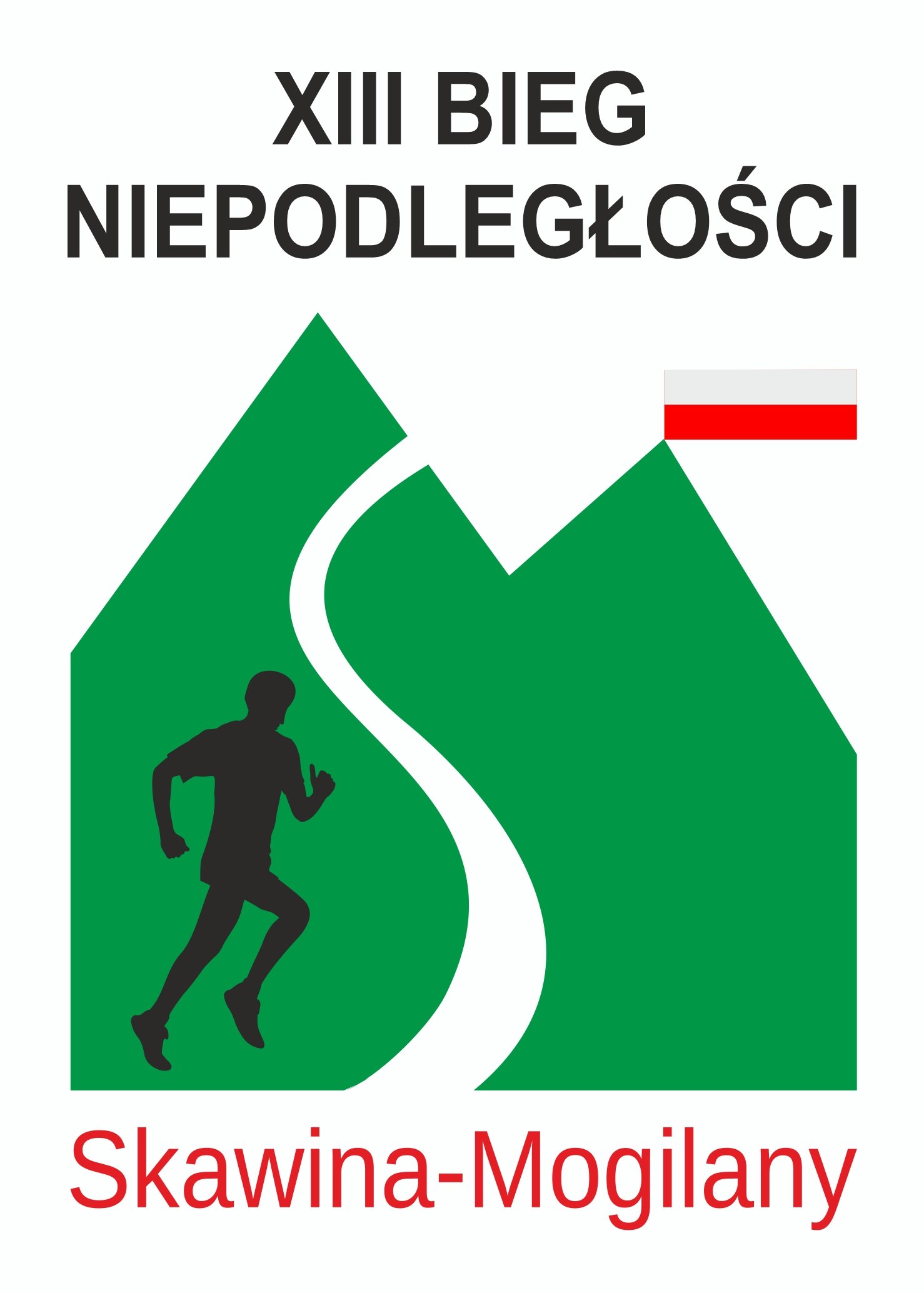 XIII Bieg Niepodległości Skawina–Mogilany Nordic Walking Logo