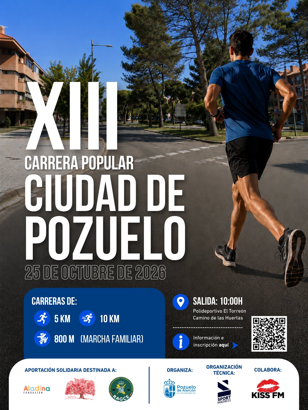 XIII Carrera popular Ciudad de Pozuelo Logo