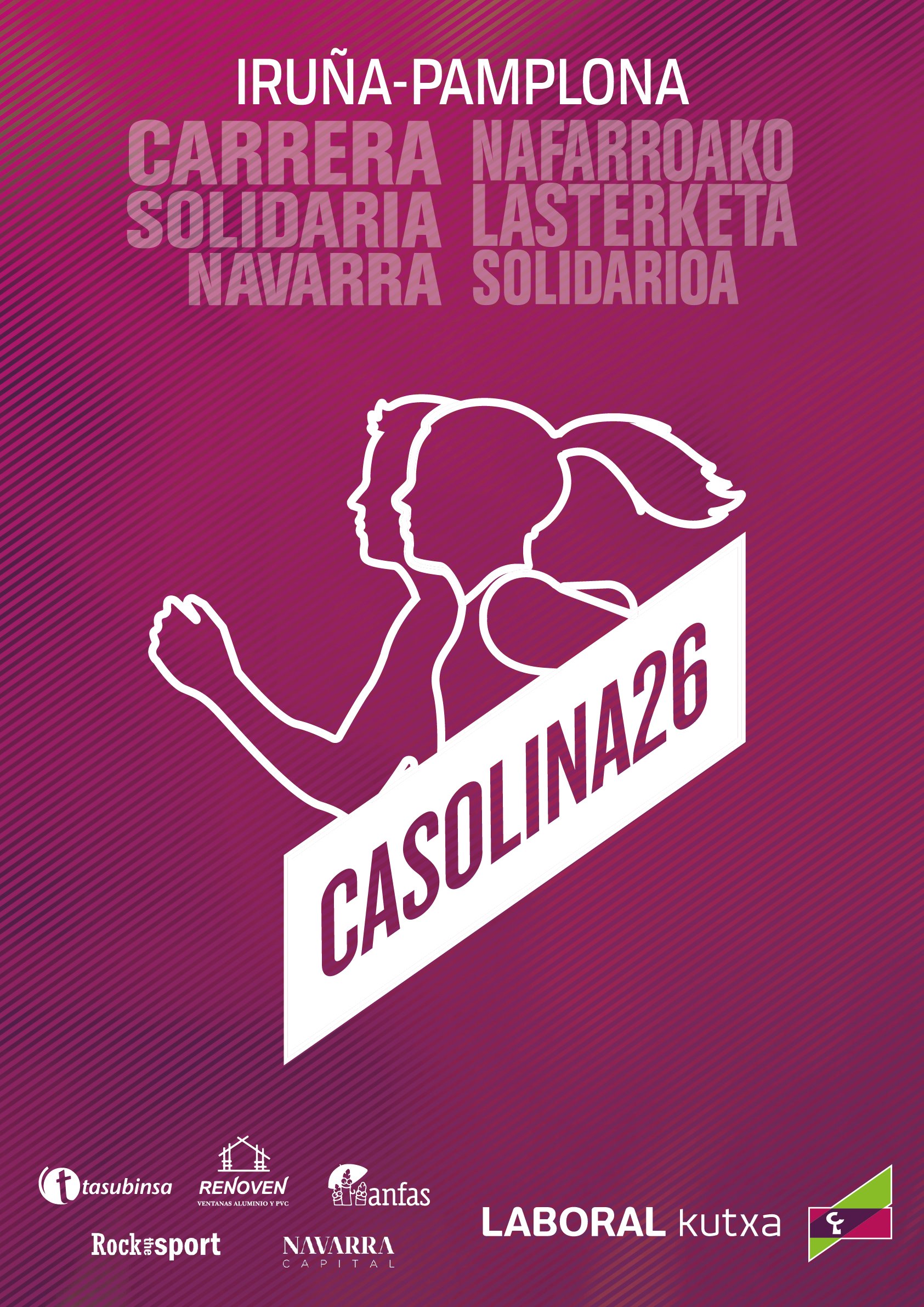 XIII CARRERA SOLIDARIA NAVARRA 2026 Logo