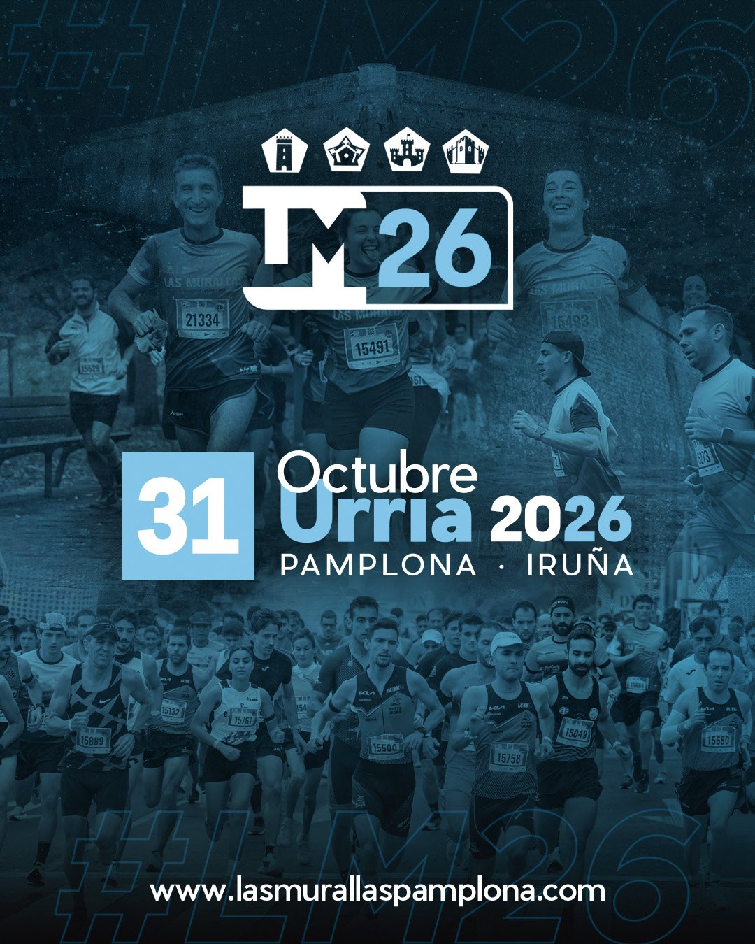 XIII Las Murallas Pamplona-Iruña 2026 Logo