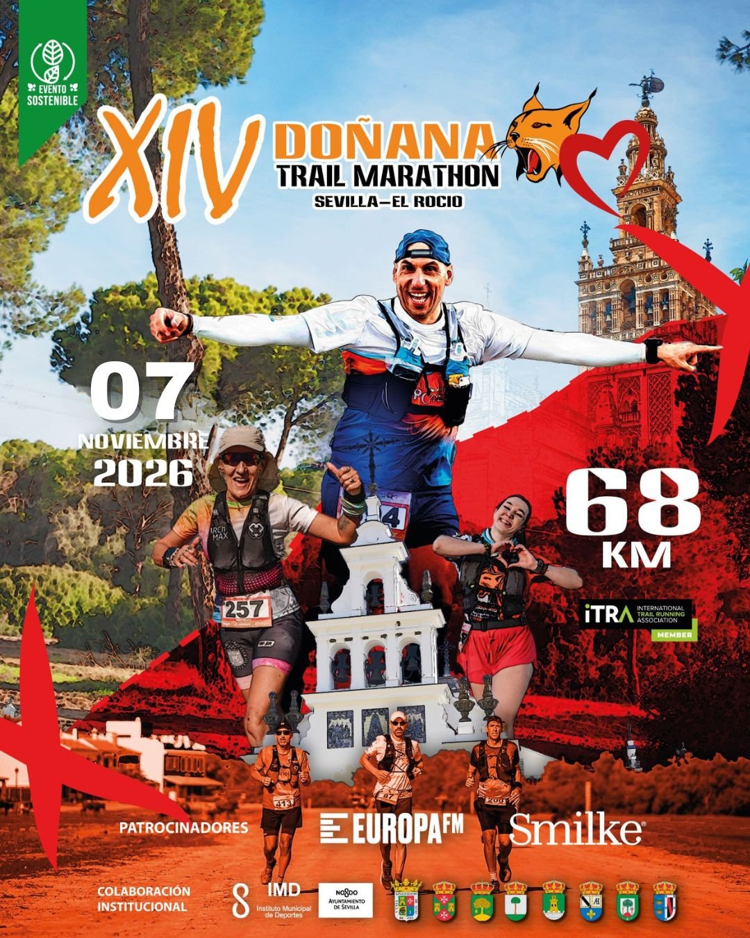 XIV Doñana Trail Marathon Sevilla - El Rocío 2026 Logo