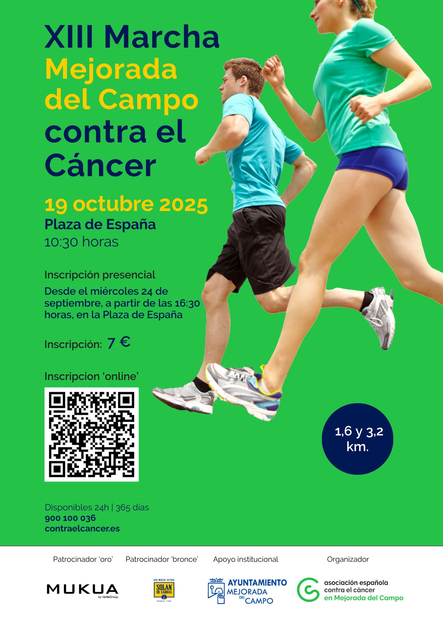 XIV MARCHA MEJORADA DEL CAMPO CONTRA EL CÁNCER Logo