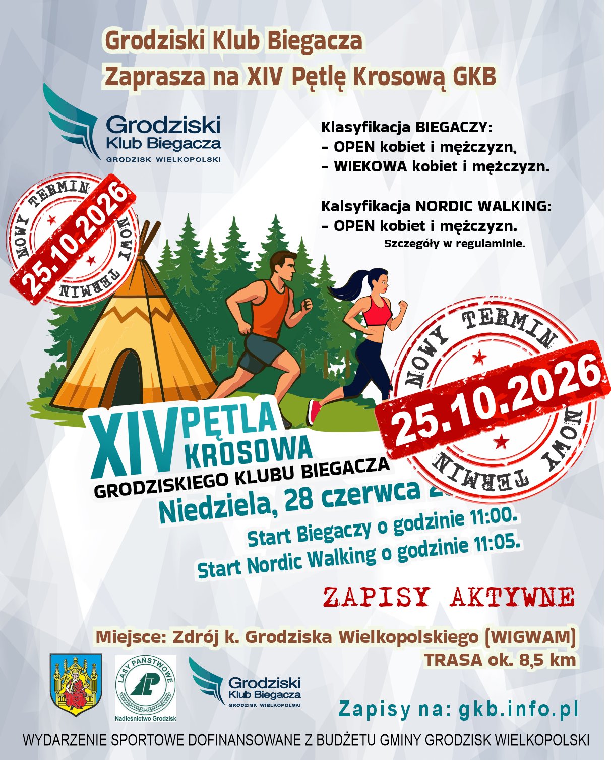 XIV Pętla Krosowa  Grodziskiego Klubu Biegacza
