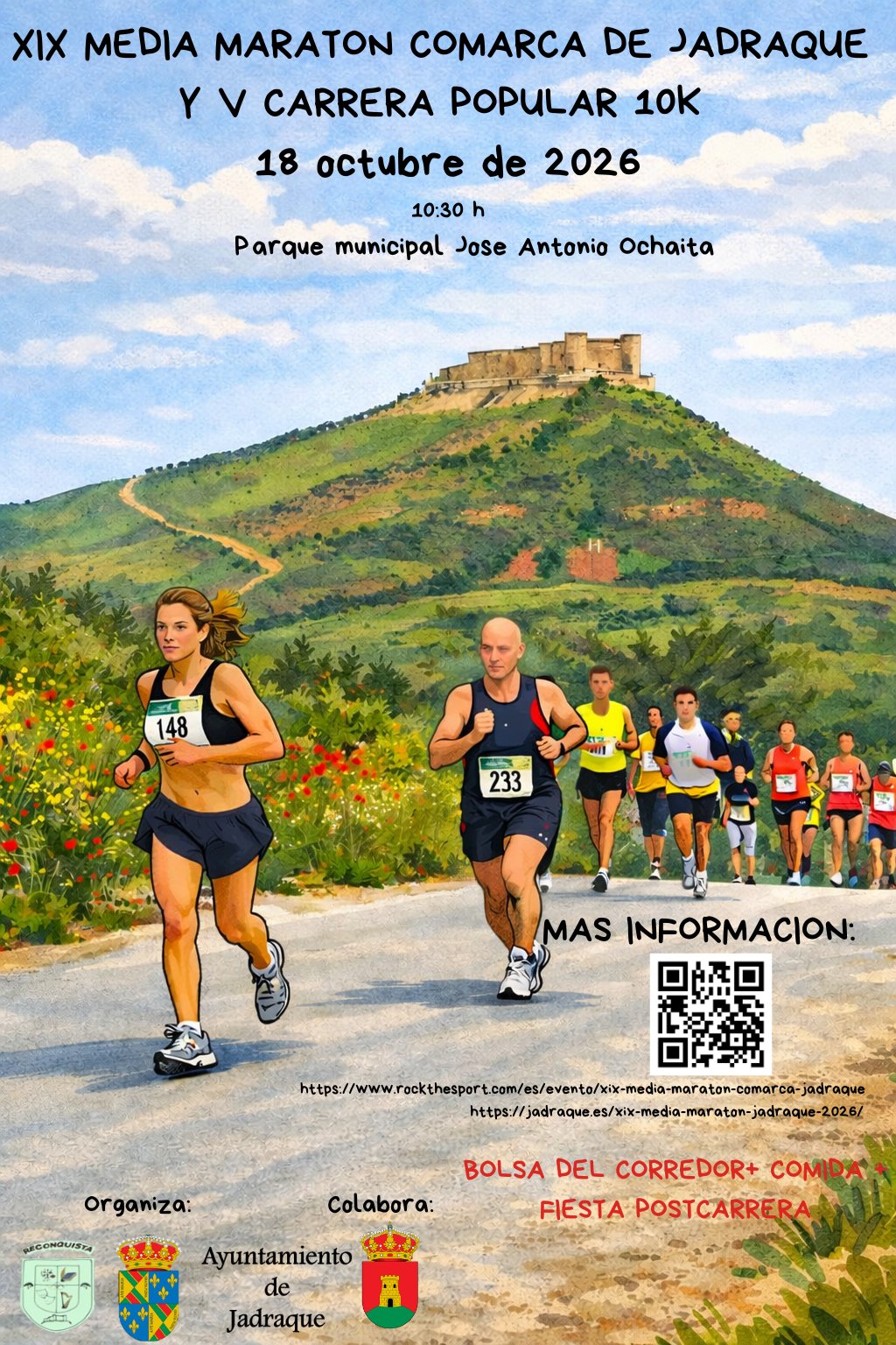 XIX Media Maratón Comarca de Jadraque y V Carrera Popular 10K