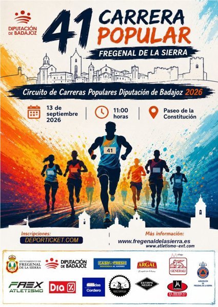 XLI Carrera Popular de Fregenal de la Sierra Logo