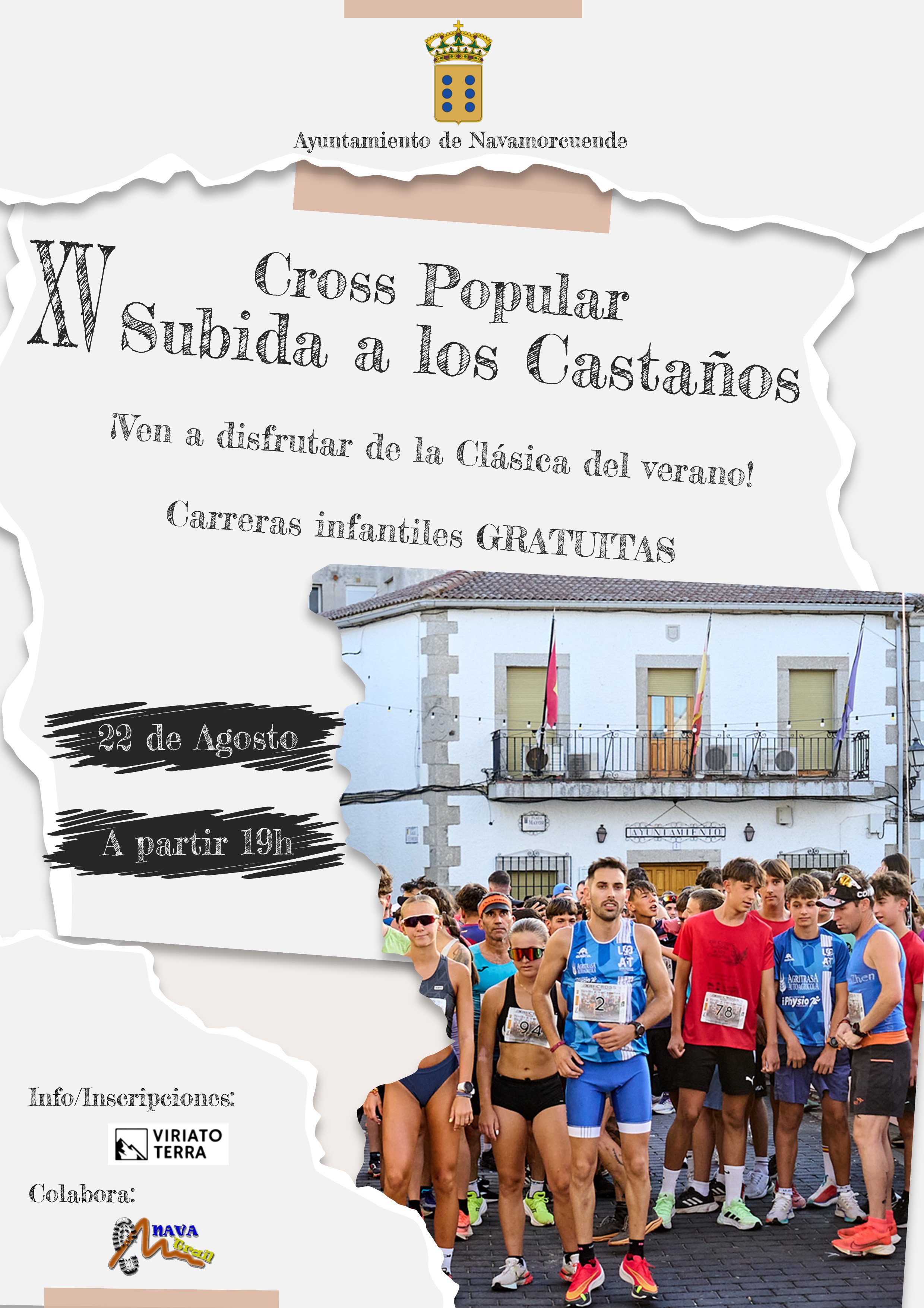 XV CROSS SUBIDA A LOS CASTAÑOS DE NAVAMORCUENDE Logo