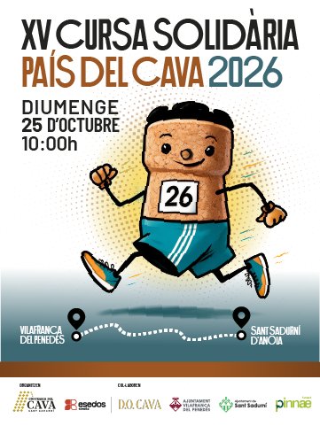 XV Cursa Solidària País del Cava Logo