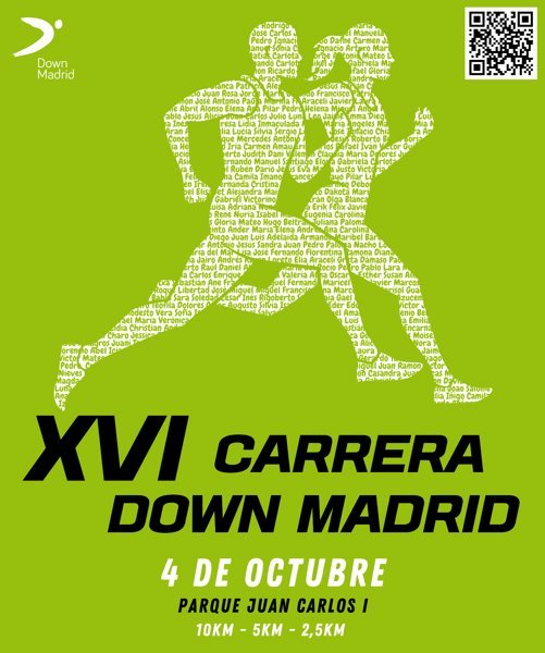 XVI Carrera Down Madrid Logo