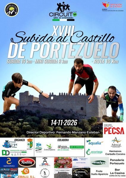 XVIII Subida al Castillo de Portezuelo Logo