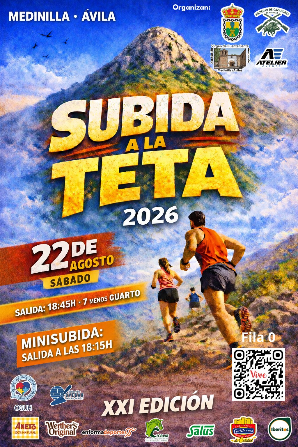 XXI CARRERA SUBIDA POPULAR A LA TETA Logo