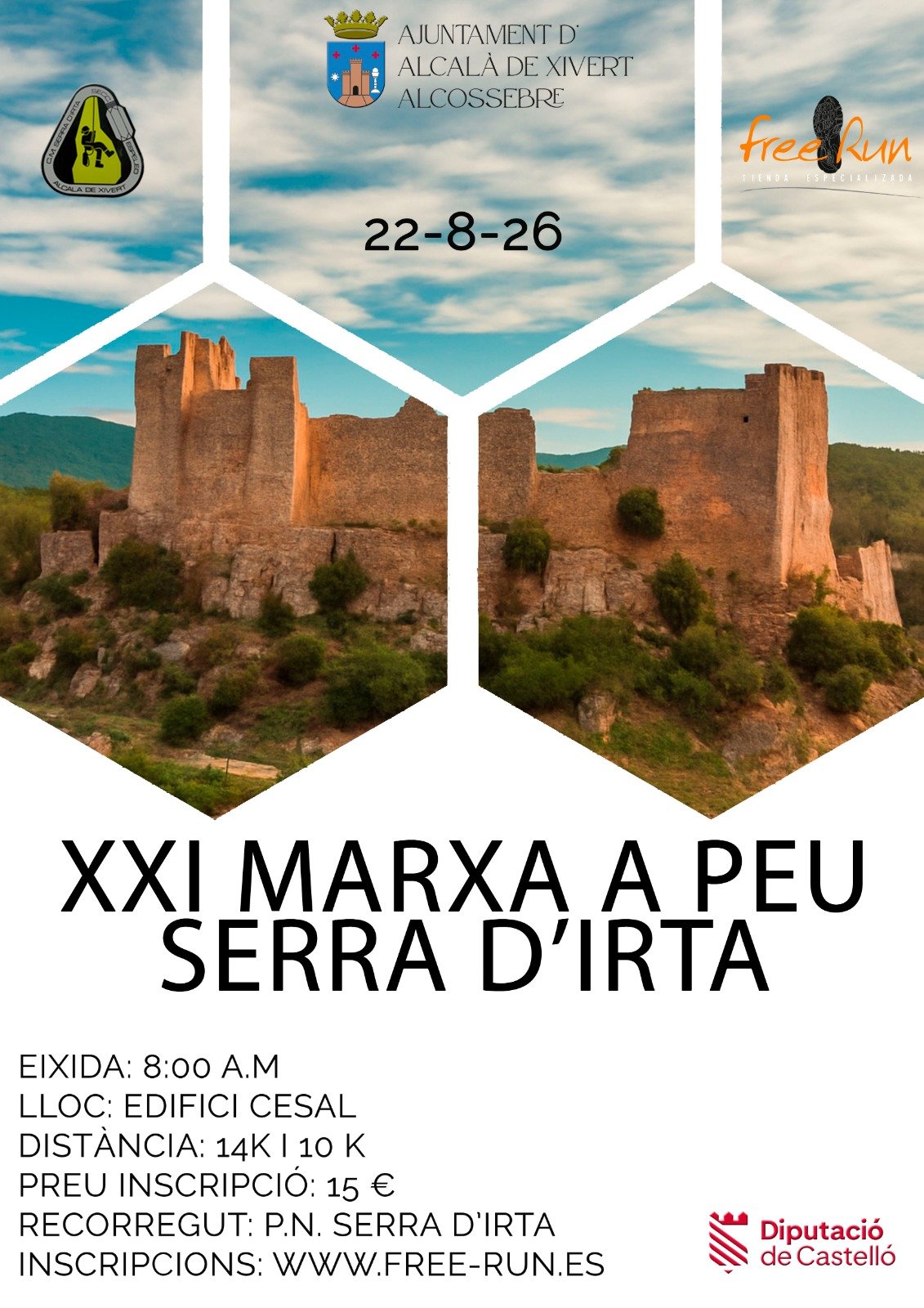 XXI MARXA A PEU SERRA D'IRTA Logo