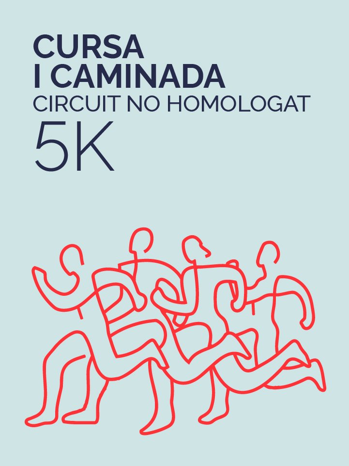 XXII CURSA KM CONTRA EL CÀNCER SANTA COLOMA DE GRAMENET Logo