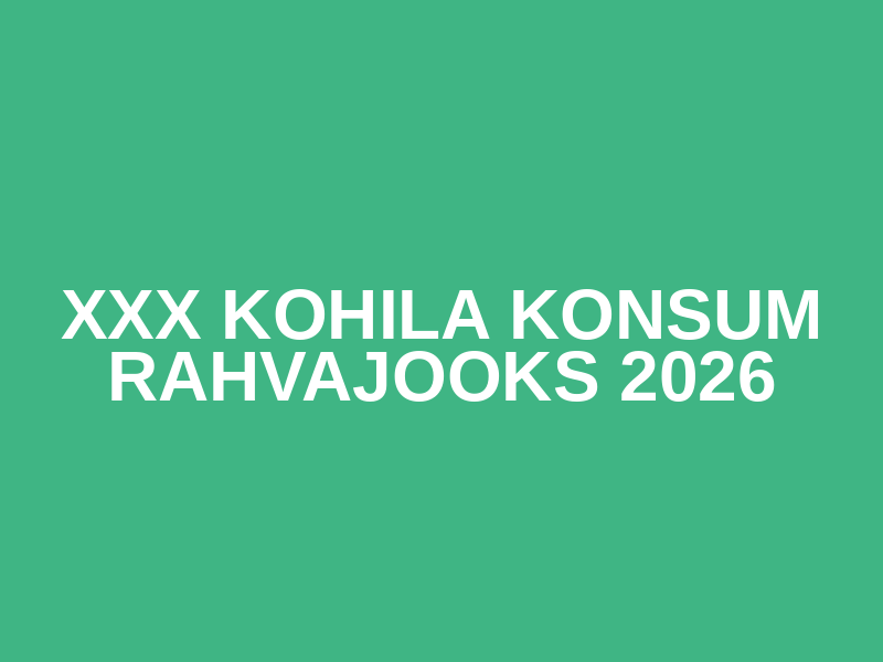 XXX KOHILA KONSUM RAHVAJOOKS 2026 Logo