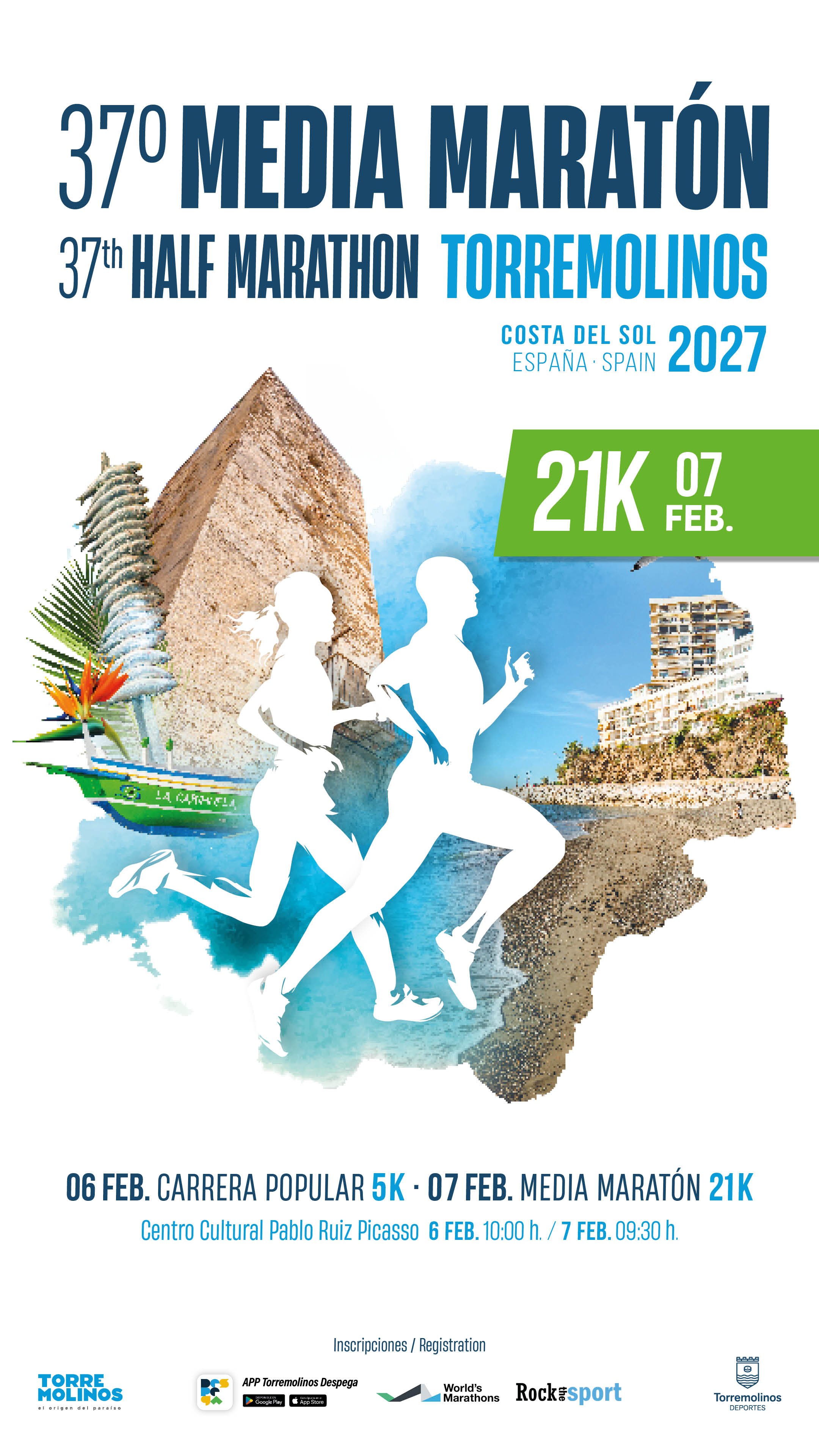 XXXVII Media Maraton de Torremolinos Logo