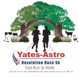 Yates-Astro Resolution Race and Trail Run to Benefit Bethesda Logo