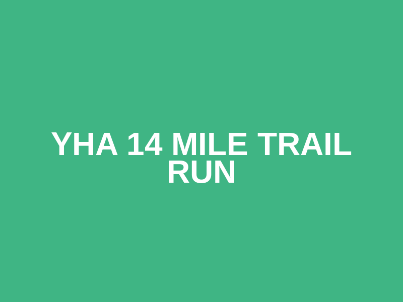 YHA 14 mile trail run Logo