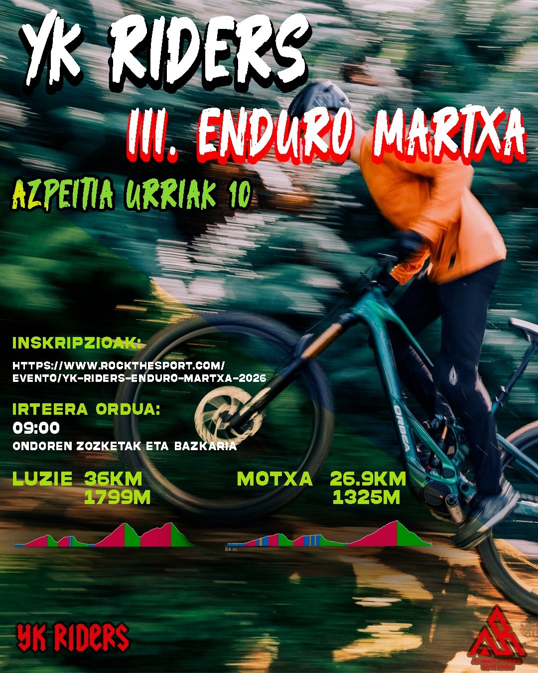 YK RIDERS ENDURO MARTXA 2026 Logo