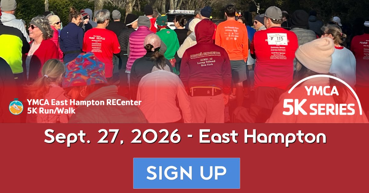 YMCA East Hampton RECenter 5K Run/Walk 2026 Logo