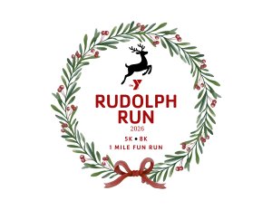 YMCA Rudolph Run 2026- 1 Mile Fun Run, 5K & 8K Logo