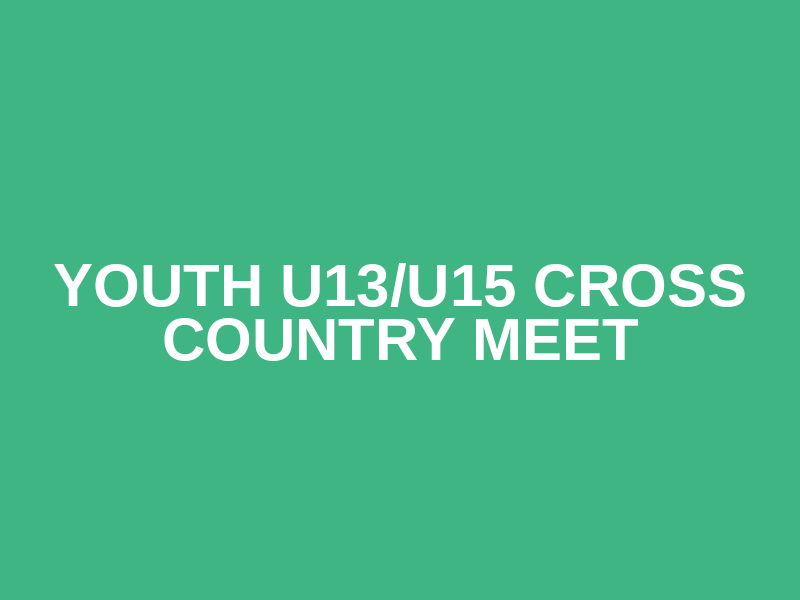 Youth U13/U15 Cross Country Meet Logo