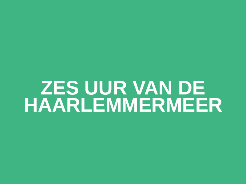 Zes uur van de Haarlemmermeer