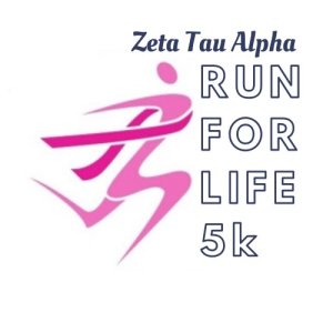 Zeta Tau Alpha Run for Life 5K Logo