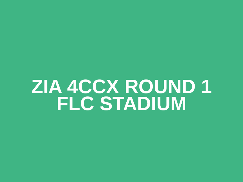 Zia 4CCX Round 1 FLC Stadium Logo