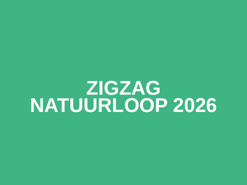 Zigzag Natuurloop 2026 Logo