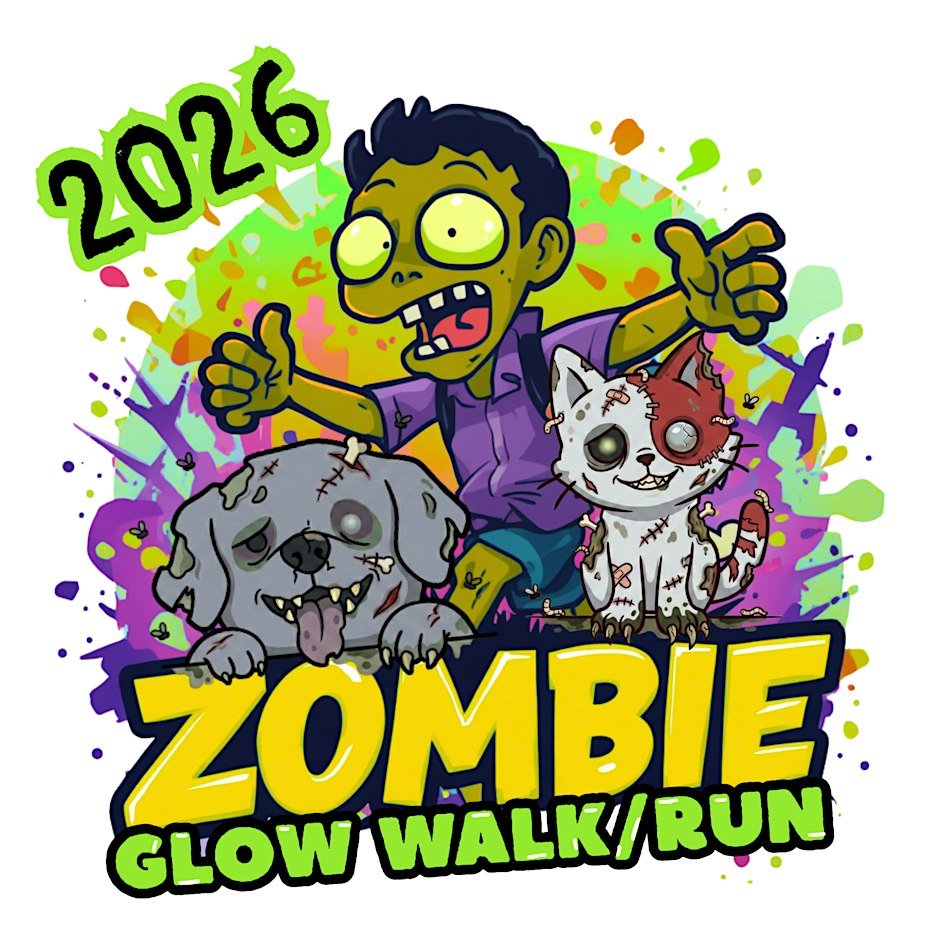 Zombie Glow 5K Run + Walk Logo