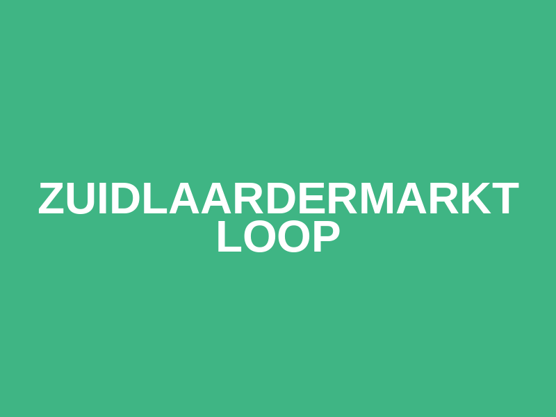 Zuidlaardermarktloop
